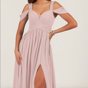 Azazie Lianne dress in Dusty Rose